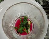 A picture of step 3 of Rose mojito.