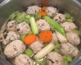 Hình bước làm 4 của món Bánh canh mọc