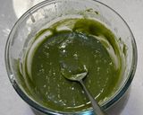 Foto langkah ke 1 dari resep Matcha basque burnt.