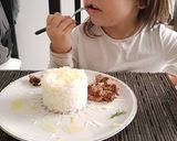 Foto del paso 1 de la receta: Ojo Bife con arroz (para Niños)