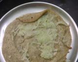 A picture of step 5 of #cook pad india#green moogdal,foxtail millet,little millet dosa.