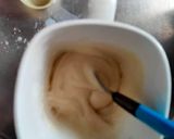 A picture of step 4 of Eggless mug cake.