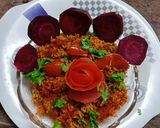 वेजिटेबल टमाटर पुलाव (vegetable tamatar pulao recipe in Hindi) रेसिपी चरण 4 फोटो