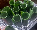 Foto langkah ke 6 dari resep Putu Bambu (Cetakan Daun Pisang).