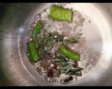 A picture of step 1 of Veg Pulao.