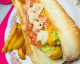 Foto del paso 3 de la receta: Perro caliente vegano con aderezos vegetales 🥕🥑