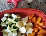 Foto del paso 1 de la receta: Crema de calabacín y calabaza