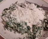 Foto del passaggio 2 della ricetta Gnudi, con salsa di formaggio cremoso, noci e cialda di parmigiano
