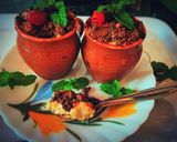 ব্রেড চকো কাস্টার্ড পুডিং(bread choco custurd puding recipe in Bengali) রেসিপি ধাপ - 7 ছবি