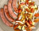 Foto del paso 3 de la receta Salchichas en airfryer con ensalada de tomates cherry