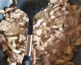 Gombás hagymás tarja recept fázis 4 fotója