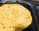 A picture of step 5 of Besan ki Roti.