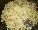 Capsicum and carrot buttered rice recipe step 3 photo