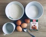 Piskótatekercs recept fázis 1 fotója