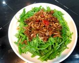 Hình bước làm 3 của món Đọt su rang tép