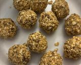 A picture of step 1 of No Bake Oatmeal Balls.