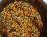 A picture of step 2 of Shawarma sandwich....