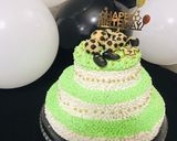 عکس مرحله 4 از دستور کیک تولد با تم فوتبالی 🥰🥰🥰
