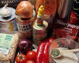 Mexikói rizses "hús" (vegán) recept fázis 1 fotója