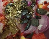 A picture of step 2 of Egg Paratha Salad Roll.