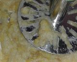 A picture of step 1 of Eggless Banana Pancake.