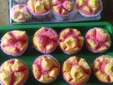 Bolu kukus mekar warna-warni(menu bakulan)