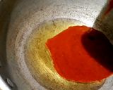 A picture of step 2 of Red chilli mushroom gravy.