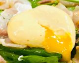 Hình bước làm 11 của món Salad Cải Bó Xôi - Trứng ChầnSốt Dầu-Giấm-MậtOng