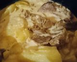 Foto del paso 7 de la receta: Carne y papas a la crema con champignones