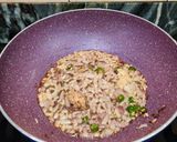 A picture of step 3 of Yoghurt tadka.