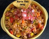 A picture of step 2 of Mexican Rice.