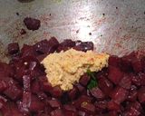 A picture of step 4 of Beetroot Curry.
