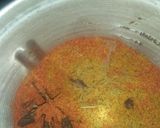A picture of step 2 of Chicken biryani and raita.