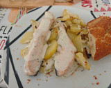 Foto del paso 3 de la receta: Salmón al horno con salsa de yogurt