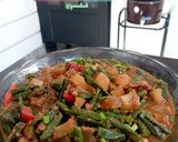 Foto langkah ke 9 dari resep Krengsengan cecek kacang panjang.