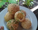 Foto langkah ke 9 dari resep Onde2 kopong,kokoh,lembut.