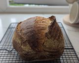 A picture of step 7 of Sourdough Bread x 2, Black Treacle & Rapeseed Oil, 71% Hydration. Workers schedule plus 6 x ciabatta.