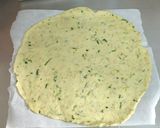 A picture of step 7 of Scallion (Spring Onion) cream Crackers.