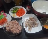 Foto langkah ke 1 dari resep Siomay Ayam Udang.