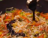 A picture of step 10 of Spicy chicken spaghetti.