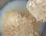 A picture of step 1 of Kathiyawadi kadhi.