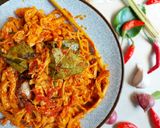 Foto langkah ke 5 dari resep Ayam Suwir Pedas Manis.