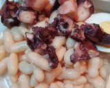 Foto del paso 3 de la receta: Ensalada tibia de alubias con pulpo (Apto para diabéticos)