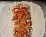 Foto del paso 4 de la receta: Tarta de pollo y cheddar trenzada