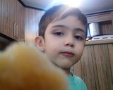 عکس مرحله 7 از دستور پنکیک شکلاتی با کمک داداش کوچولوم