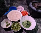 A picture of step 1 of Roasted rajgira upma.