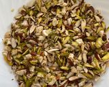 A picture of step 1 of Janmasthami special Panjari cookies.
