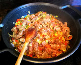 Foto del paso 7 de la receta: Mollejas en salsa de hortalizas con guarnición de arroz