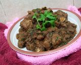 A picture of step 5 of Beef Masala.