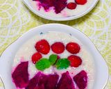 Foto del paso 2 de la receta: Smoohtie de avena con pitahaya roja, fresas!